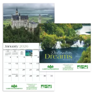 Destination Dreams Appointment Wall Calendar - Stapled